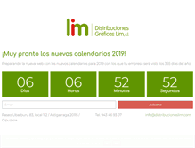 Tablet Screenshot of distribucioneslim.com